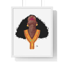 Load image into Gallery viewer, Wukato (ዉቃጦ) Niqsat (ንቅሳት) – Habesha Framed Art Print