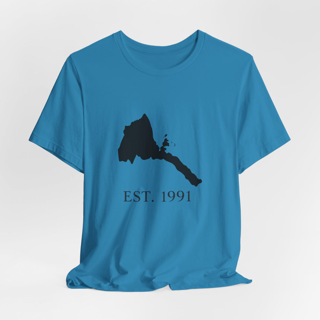 Eritrea Map Unisex Tee - Est 1991