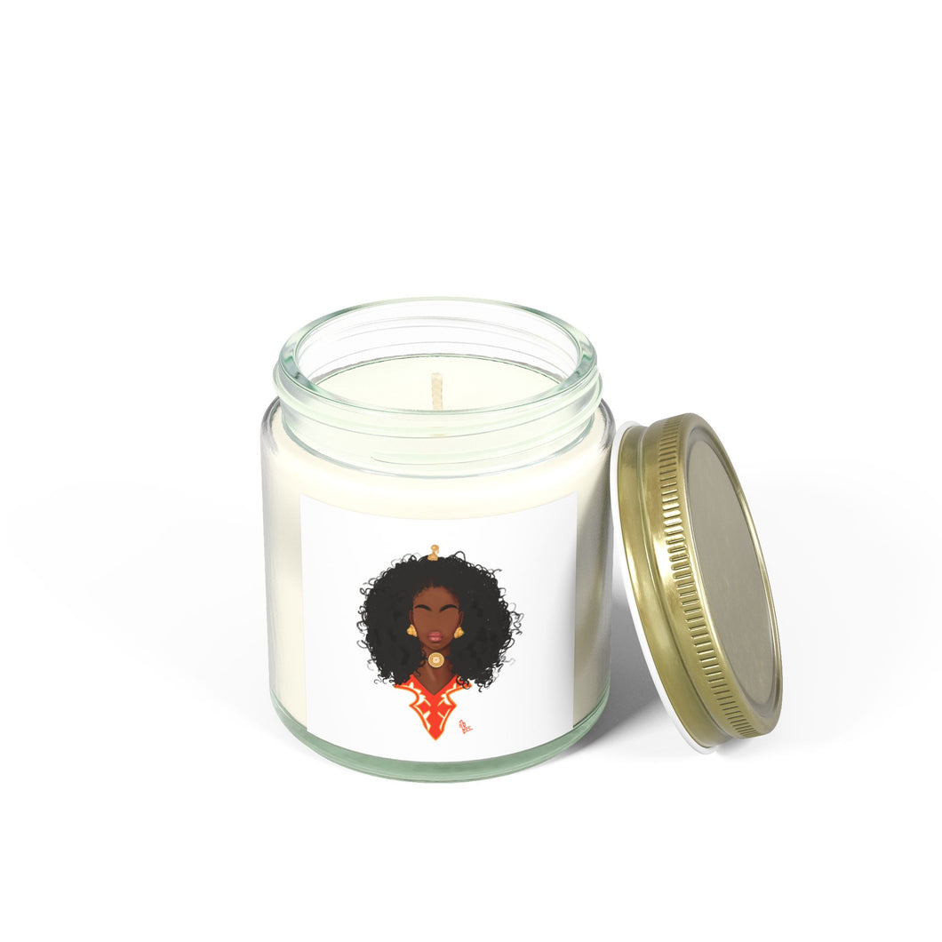 Tigrinya Tribe Scented Candles, Coconut Apricot Wax (4oz, 9oz)