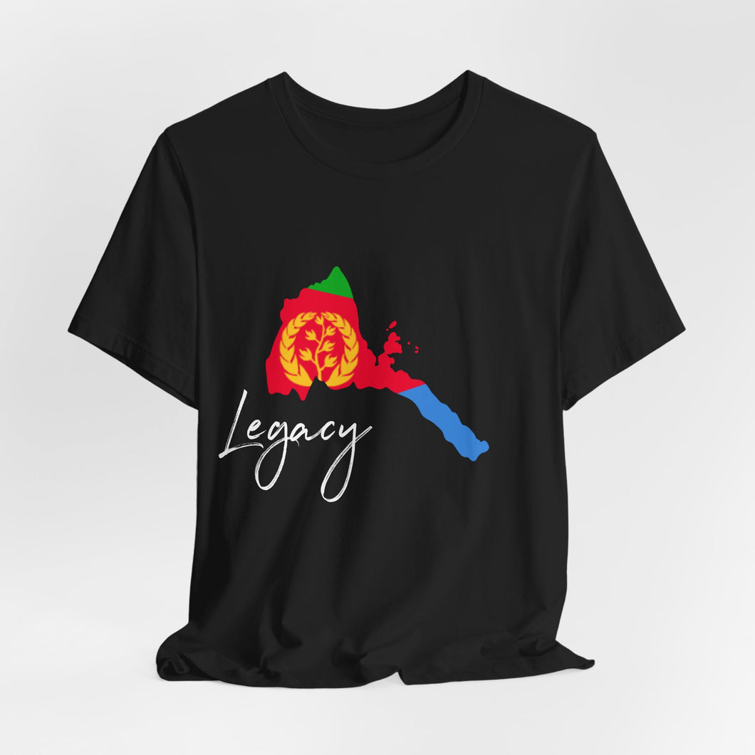 Eritrea Legacy Map Unisex Tee - Est 1991