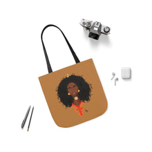 Load image into Gallery viewer, Tigrinya Tribe Canvas Tote Bag 5-Color Straps
