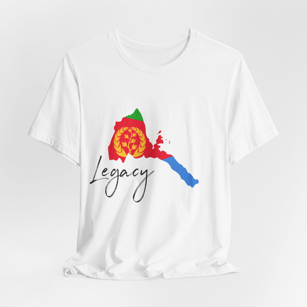 Eritrea Legacy Map Unisex Tee - Est 1991